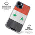 Syria Flag Distressed iPhone 15 Clear Case